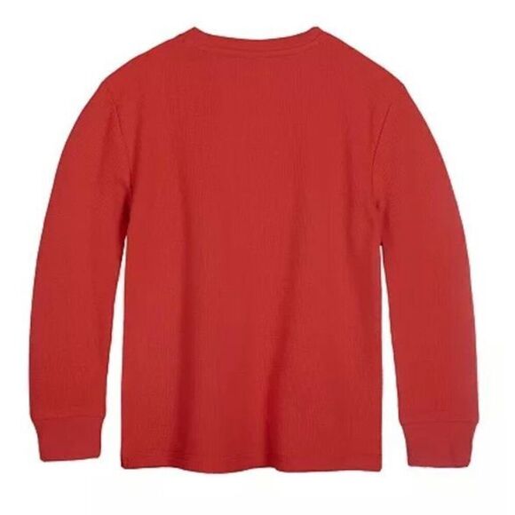 EPIC THREADS - NWT - Little Boys Sz Large Long-Sleeve Crew Neck Tee “Ski Patrol” - Picture 10 of 10